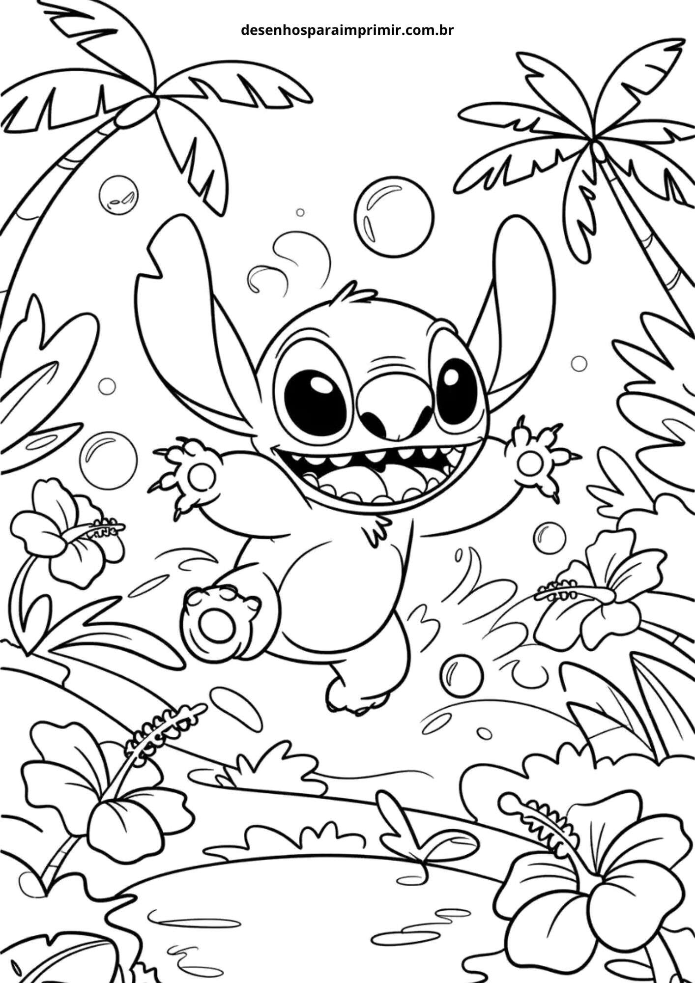 Stitch para Colorir +67 Desenhos Incríveis para Imprimir e Pintar ...